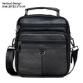 Hot Fashion Men Messenger Bags Genuine Leather Handbags for Man Luxury Brand Male Crossbody Bag for Mini Pad Boy Shoulder Bag
