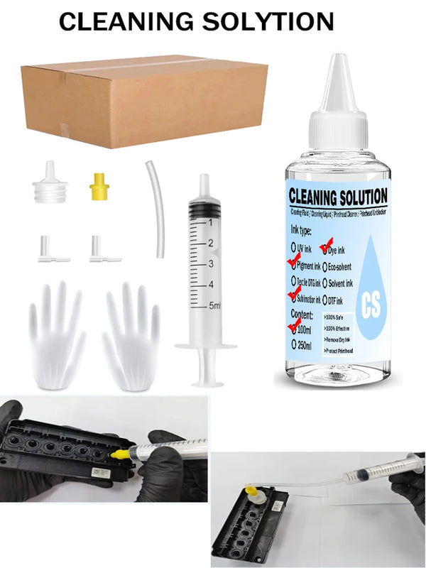 Quality Printer Cleaning Fluid Print Head for Canon HP - Visuel 2 | SAMAG