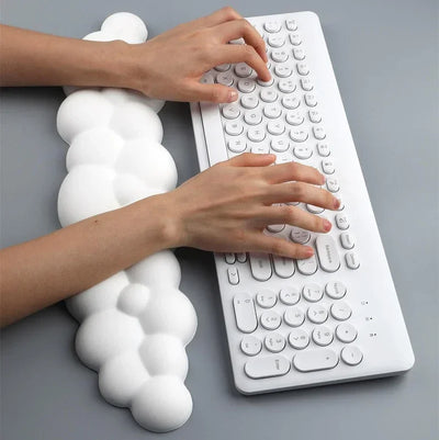 Mouse pad with wrist rest keyboard cloud anti-slip | SAMAG