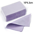 10x6.3cm/8x8cm/8x6cm 50pcs Silver Clean Polishing Cloth Soft Wipe Wiping For Necklaces Rings Jewelry Tool - Visuel 12 | SAMAG
