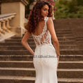 ADLN Vestido De Noiva Wedding Dress Mermaid Customized - View 3 | SAMAG