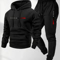 PARIS Letter Print Sweatshirt Suit Men's Fleece Hoodie | SAMAG