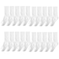 10/20/30Pairs Pure Cotton Men's High Socks Classic Black | SAMAG