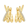 Orstarry S925 Sterling Silver 18k Gold Modern Square Earrings Hoop Earrings For Women Jewelry Original Trendy Anniversary Gifts