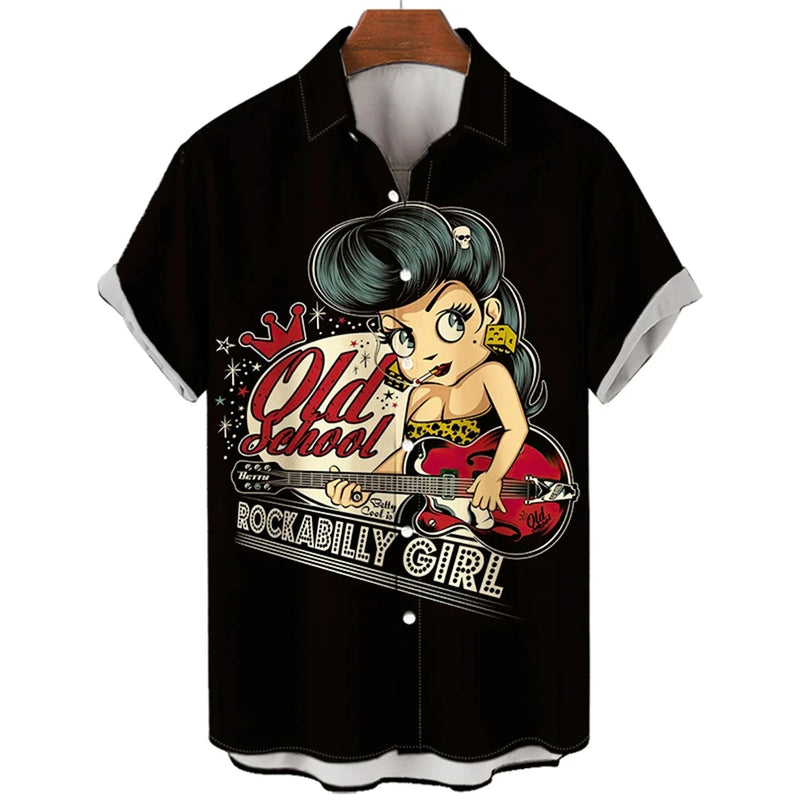 Hawaiian Vacation Men Shirt 3D Printed Man/Women Casual | SAMAG