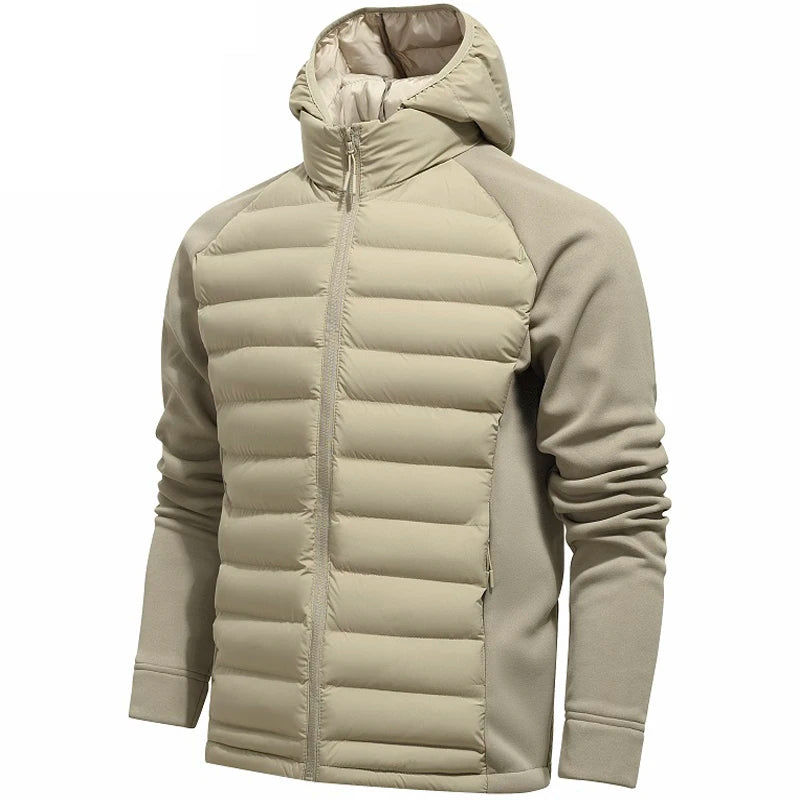 Men's Jacket Stand Collar Mens Parka Winter New Down Jacket Fleece Warm Jackets Men Business Leisure Coat Baseball Coats 88626