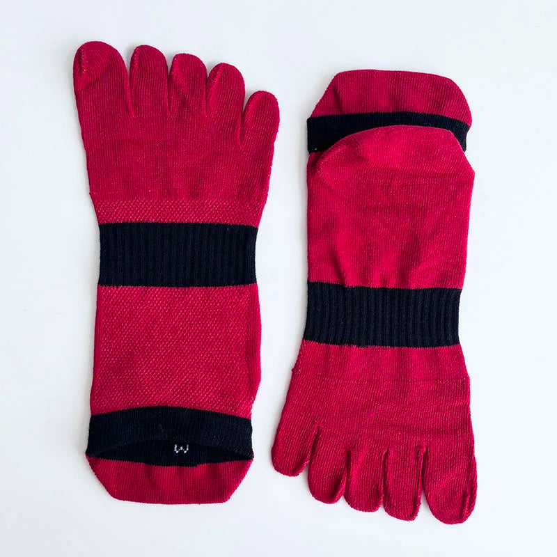 Pairs Man Five Finger Socks Large Plus Size Patchwork | SAMAG