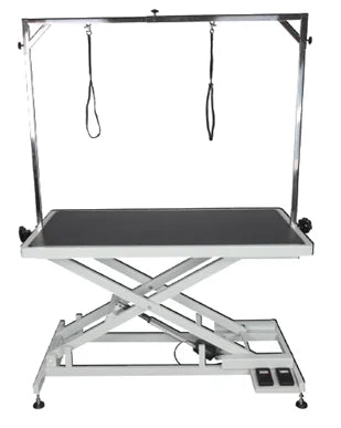 Shernbao FT‑808 Electric Lifting Dog Grooming Table Mobile Pet Grooming Station with Grooming Arm Noose for Large Dogs Pet Salon