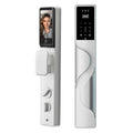 2026 Tuya Wifi Palm Face Recognition Smart Lock Video Monitoring Intercom Smart Door Lock Compatible with Israeli Mortise