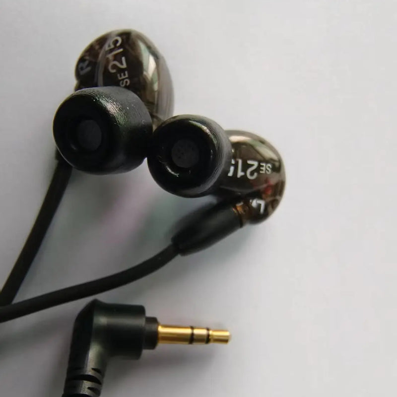 Brand headphone SE215 Earphons Hi-fi Stereo Noise Canceling 3.5MM se215 In ear Earphones Detchabl wire headset with Box VS SE535