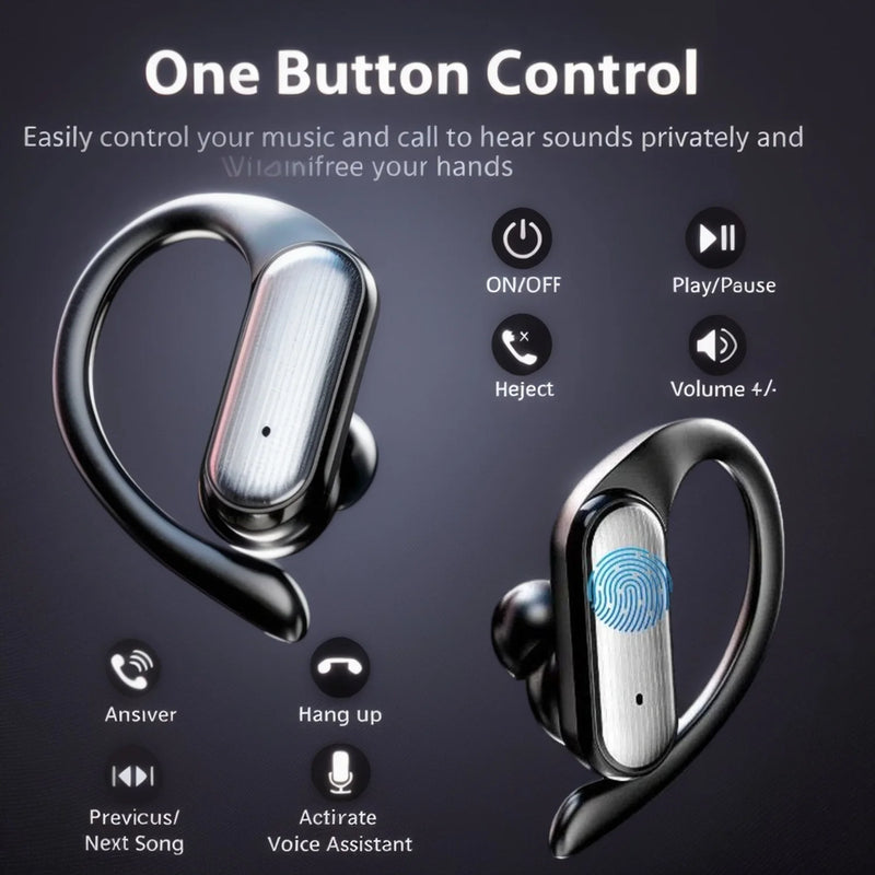 Wireless Bluetooth earphones A520 Headset HD Sound Quality Stereo Headphones Touch Light Mini High Quality Earbuds Anti-Sweat