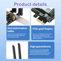 WiFi 6E AX210 PCI - E Adapter BT 5.3 5374Mbps Tri - band 2.4G/5G/6Ghz 802.11AX Wireless Network Wi - Fi 6 - Visuel 6 | SAMAG