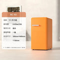 Chigo orange retro single door refrigerator, small medium family kitchen, refrigerator
