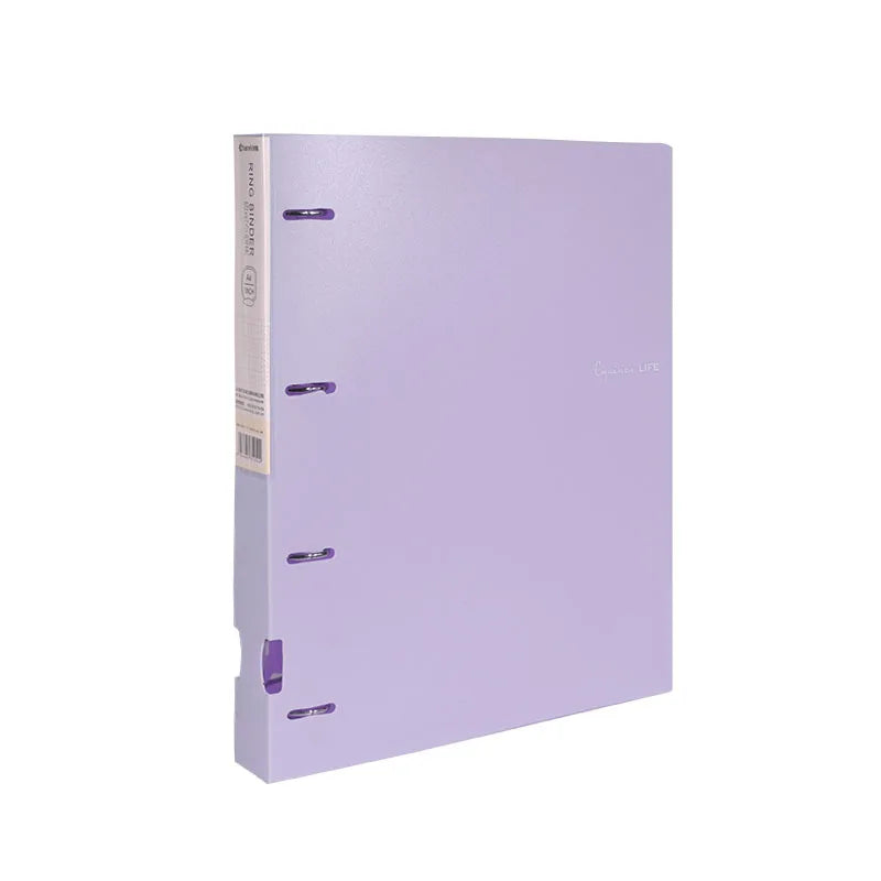 Bview Art 4-Ring Refillable Binder for A4 Paper - Organize Office Documents, Files & Papers Securely