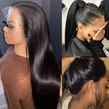 360 Full Lace Wig Highlight Ombre 30 40 Inch Bone Straight Human Hair Wigs 13x6 Hd Transparent Lace Frontal Wig Colored Human Hair Pre Plucked Wig For Women