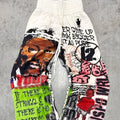 American Cartoon Graffiti Sweatpants Y2K Pants Mens Gothic Hip Hop Cartoon Retro Baggy Elastic Waist Jogging Casual Trousers