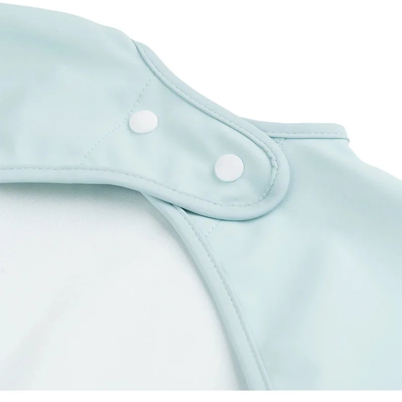 Cute Baby Bibs Waterproof Oil Proof Apron New Double Buckle Washcloth Feeding Bib Soft Burp Cloth For Boy Girl Bandana Bibs