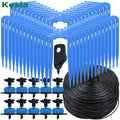 KESLA Greenhouse Drip Irrigation 4-Way 3/5mm 2-Way Drip Arrow Transmitter Garden Automatic Watering System Potted Plant 10/20set