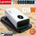 Lenovo 200000mAh Power Bank 120W PD Super Fast Charging Portable Power Bank Large Capacity External Battery With Digital Display