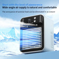 Portable Mini Air Conditioner for Dormitory | Fast Cooling Ultrasonic Nano Mist LCD Display Rechargeable Portable Outdoor Cooler