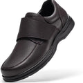 FitVille Men'S Extra Wide Diabetic Leather Dress Shoes, Roomy Wide Toe Box, Built-In Arch Support Orthopedic Shoes, Pain Relief For Swollen Feet, Edema, Plantar Fasciitis, Bunions & Neuropathy