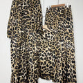 Design retro positioning printed long cardigan+vest three piece set for spring women's clothing+loose pants skirt fashion set