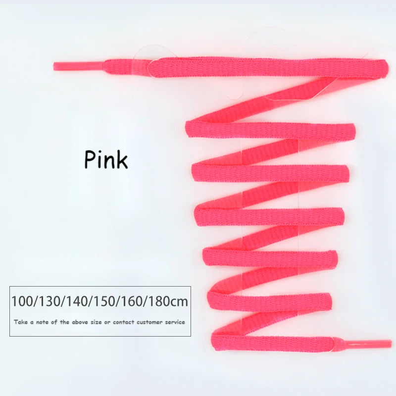 Oval Shoe Laces 24 Color Half Round Athletic Shoelaces for Sport/Running Shoes Shoelace 100/120/140/160/180cm Shoe Strings 1Pair