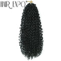 14"Curly Passion Twist Crochet Hair Synthetic Yanky Twist Braiding Hair Extensions Pre-twisted Pre-Looped Senegalese Twist Hair