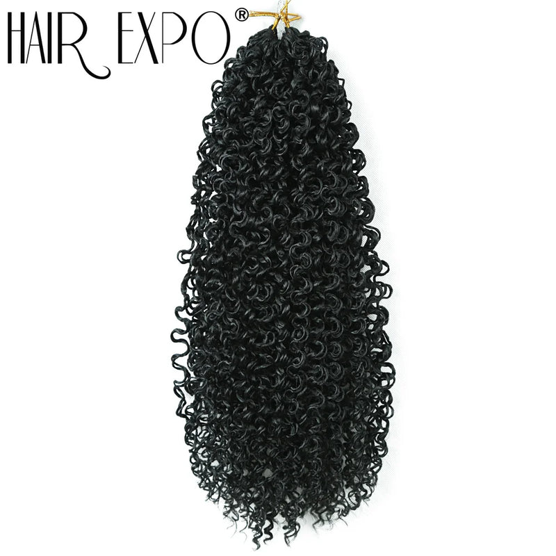 14"Curly Passion Twist Crochet Hair Synthetic Yanky Twist Braiding Hair Extensions Pre-twisted Pre-Looped Senegalese Twist Hair