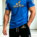Men's summer fitness running sports set, casual outdoor basketball comfortable two - piece fashionable loose - View 3 | SAMAG