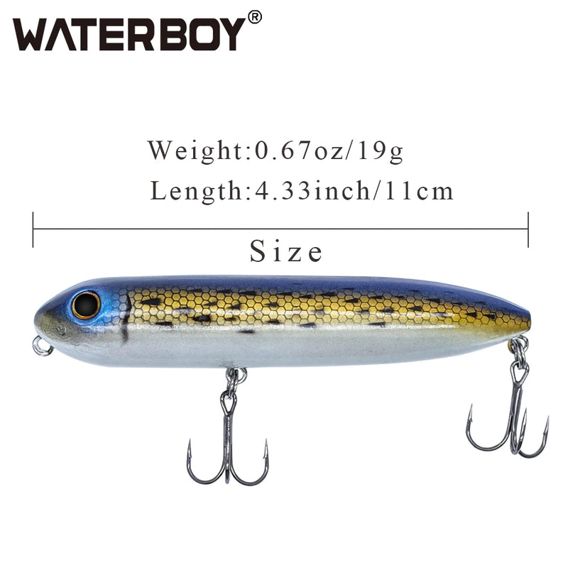 WATERBOY Doggy Walk Fishing Lure 11cm 13cm Long Casting | SAMAG