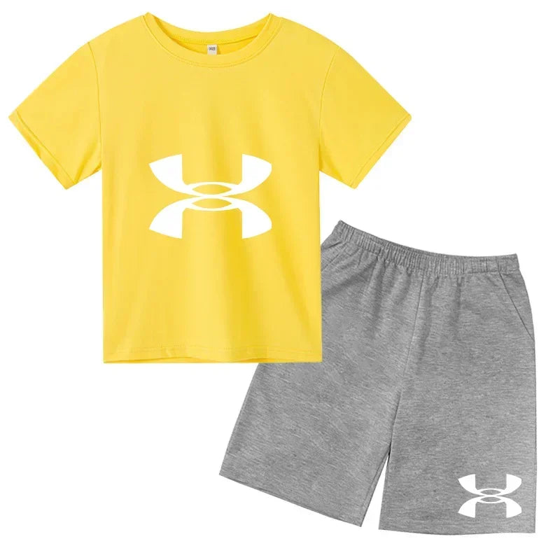 2-13Y Kids Spring & Autumn Casual Cartoon & Letter Print | SAMAG