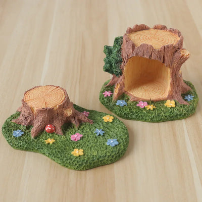 Cute Grassland Tree Hole Decoration Creative Micro | SAMAG