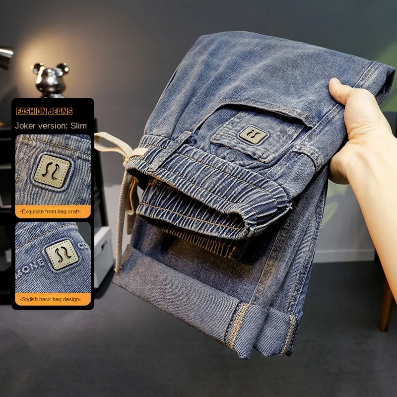 Men's Loose Straight Leg Jeans Style Casual Comfortable | SAMAG