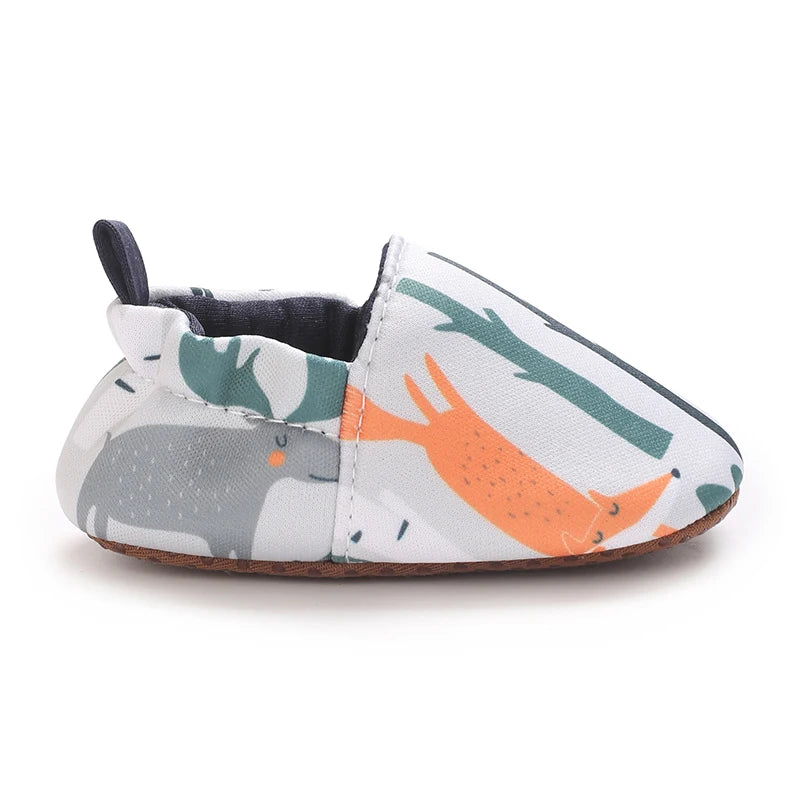 0-1Year Fashion Casual Shoes CartoonBaby Shoes Newborn Boy Girl First Walker Cute Spring and Autumn Pure Cotton Warm Soft Bottom