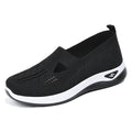 Women's shoes Solid Color Breathable Sneakers, casual sneaker women's summer sneakers, Low-top Knitted Casual Shoes Mom Shoes