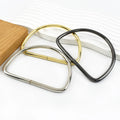 1-10Pcs D Ring Shape Metal Handles Replacement DIY Handbags Bags Purse for Making Women Bag Belt Hardware Accessories