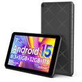 7-inch Android 15 Tablet, 8GB (3+5) RAM, 32GB Storage, 3500mAh Battery, HD 1024x600 IPS Display, Dual Cameras, Wi-Fi, Bluetooth