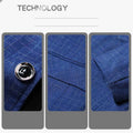 2025 Spring  Autumn New Blue Checkered Non-iron Suit Jackets for Men,black Light Business Casual Men Blazer Slim Fit, Asian Size