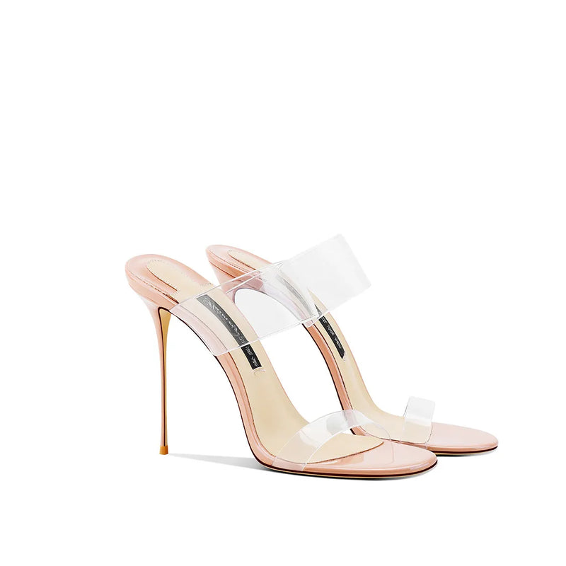 Transparent Sandals Drag Women's Stiletto High Heels Summer Fashion New Women's Slippers