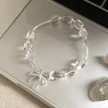 VENTFILLE 925 Sterling Silver Butterfly Bracelet for Girl Bead String Design Insect Fashion Versatile - Visuel 28 | SAMAG