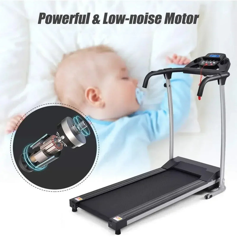 Compact, Portable Treadmill with 12 Programs, LCD - View 6 | SAMAG