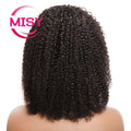 Short Jerry Curly Human Hair Wigs for Women Natural Color Pixie Cut Wigs Machine Made Short Bob Curly Human Hair Wigs