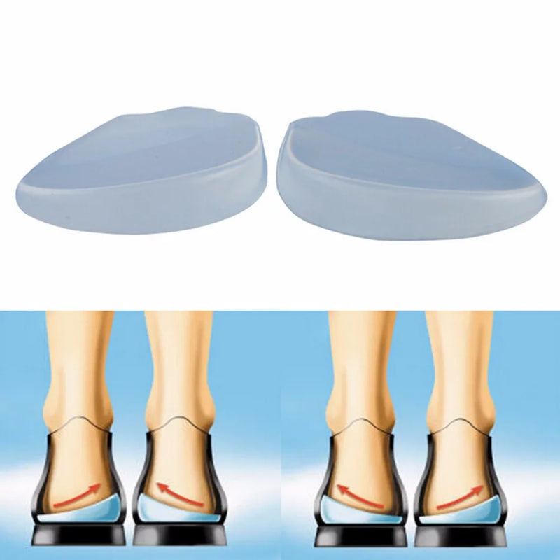 Silicone Gel Heel Cushion Insoles Men Women Support Shoe Pad Relief Foot Pain Soft Inserts Foot Pain Protectors High Heel Insert