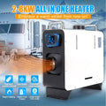12V&24V&220V All in One Car Diesel Air Heater  with Remote Control LCD Switch 2/5/8KW Diesel Heater For Home RV Vehicle Truck