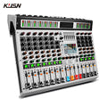 12 Channel 99 DSP Digital Mixer Professional Powered Audio Mixing Console Power Soundcraft Sound Mixer with Bluetooth USB