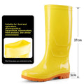 High Tube White Labor Protection Rain Boots Medium Tube Short Tube Waterproof Shoes Water Shoes