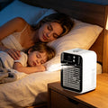 Portable Mini Air Conditioner for Dormitory Fast Cooling Ultrasonic Nano Mist LCD Display Rechargeable Portable Outdoor Cooler
