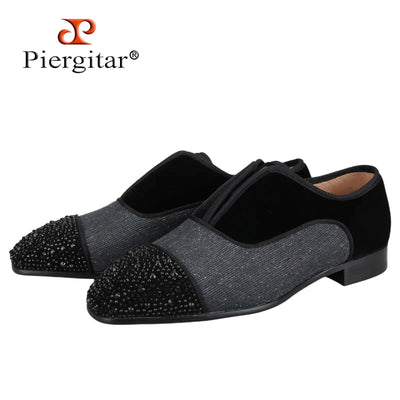 Piergitar Toe Cap Crystals Feature Luxurious Patchwork | SAMAG