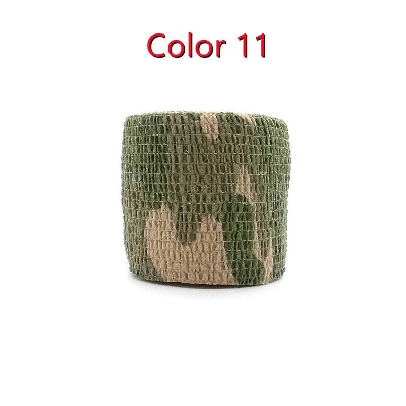 1 Roll U Pick 4.5m*5cm Waterproof Outdoor Camo Hiking Camping Hunting Camouflage Stealth Tape Wraps